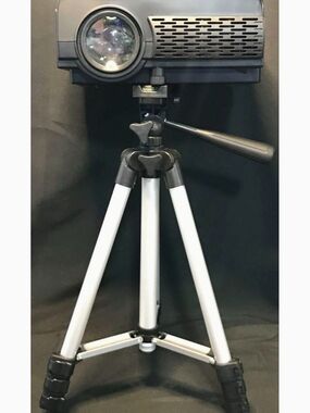 Home Theater Bundle - Projector• 120" Screen • iLive Speaker • Tripod Stand